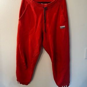 Red Retro sweat pants